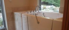 Handicap Accessible Bathtub Showing Tub Hardware