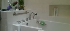 Walk In Bathtub With Spacer Between Shower